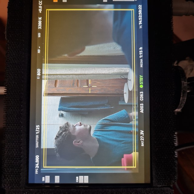 Behind the scenes on the set of One Night in Rila