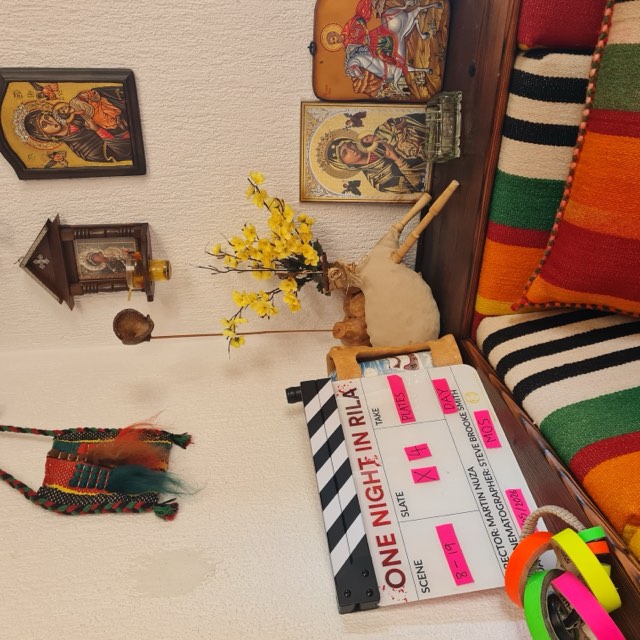 Behind the scenes on the set of One Night in Rila