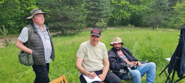 Behind the scenes on the set of One Night in Rila