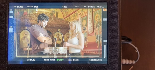 Behind the scenes on the set of One Night in Rila