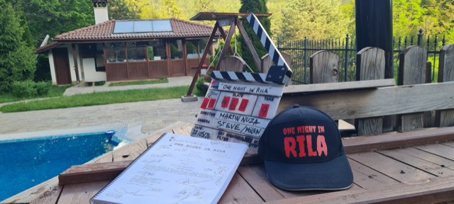 Behind the scenes on the set of One Night in Rila